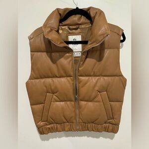 Abercrombie leather vest